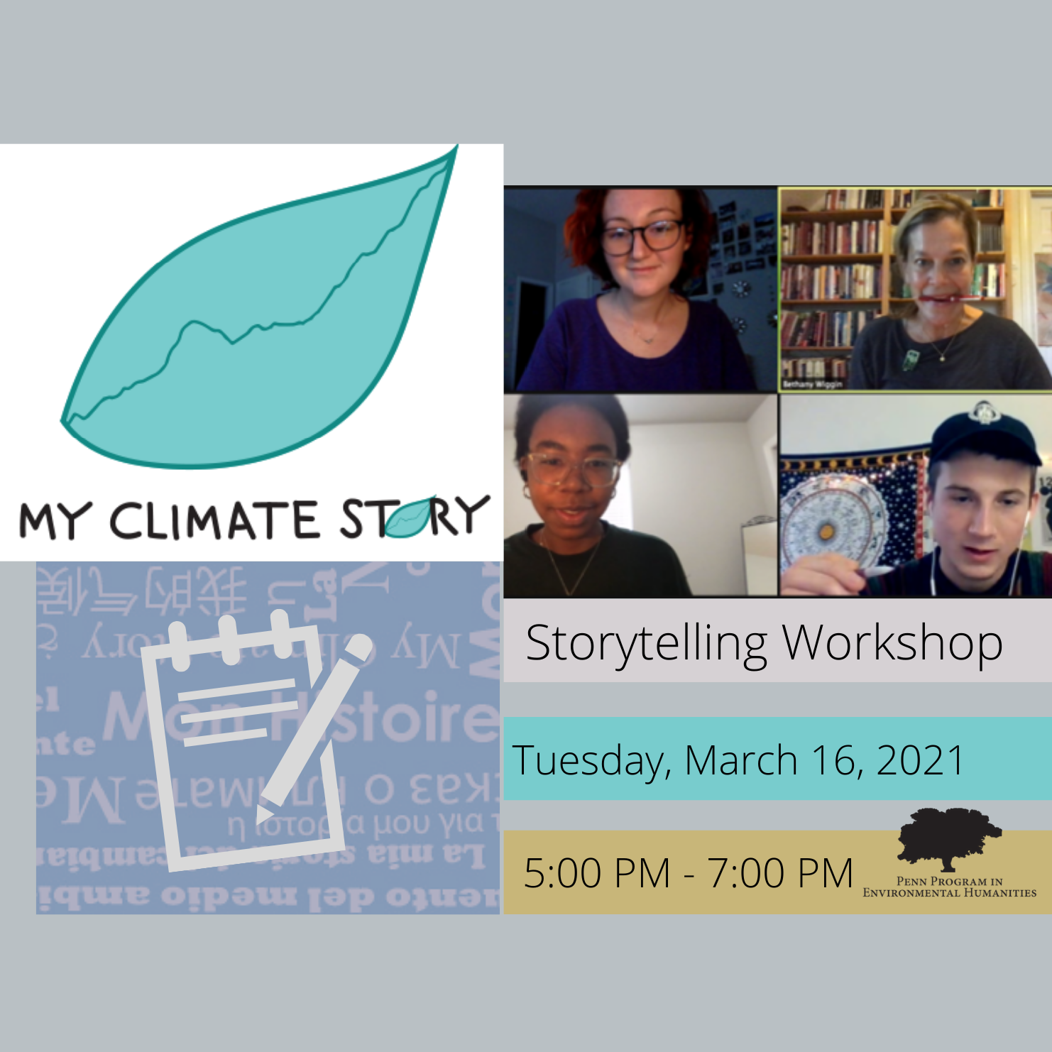 My Climate Storytelling / UGA Env Ethics Grad Program Workshop | Penn ...